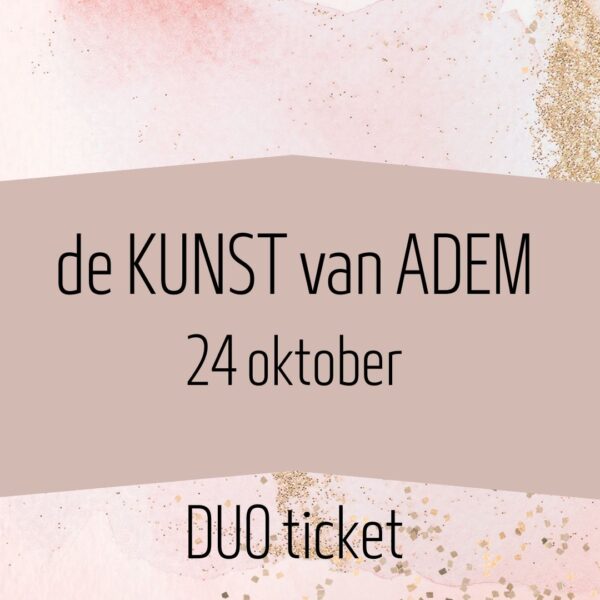 Ticket Retraite avond - 24 oktober duo